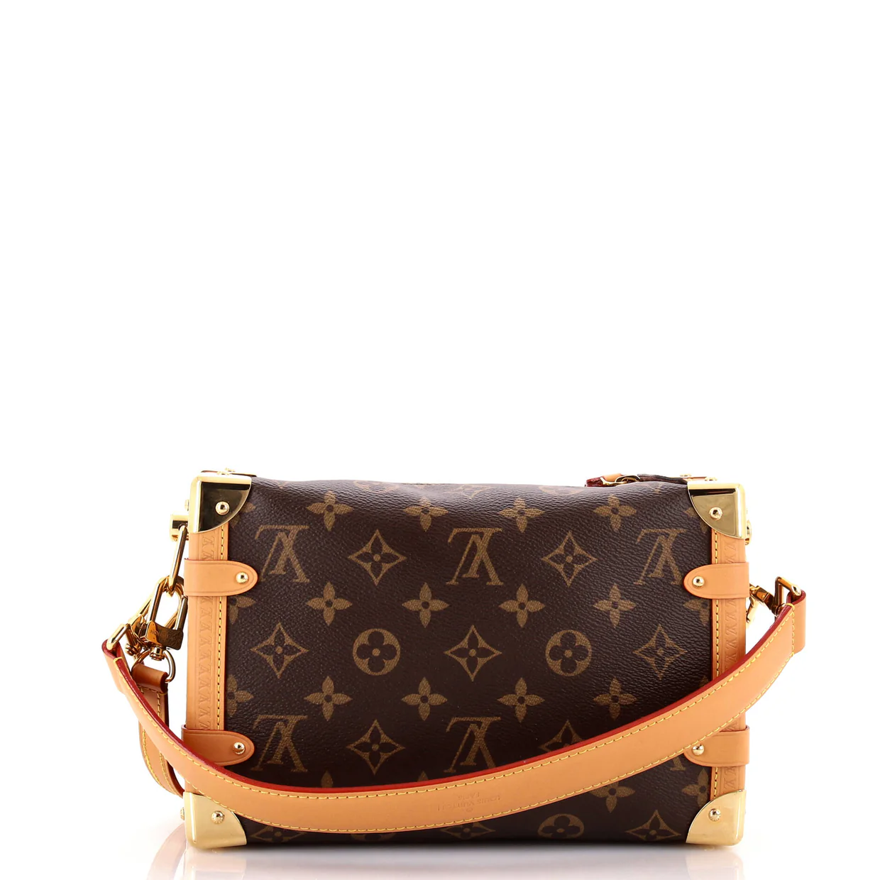 Side Trunk Handbag Monogram Canvas MM - Deep Luxury
