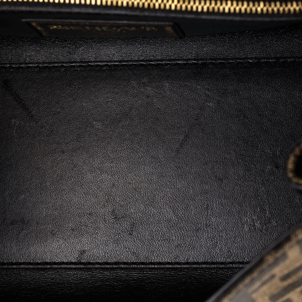 x Fendi Fendace La Medusa Top Handle Bag Zucca Canvas and Leather Medium - Deep Luxury
