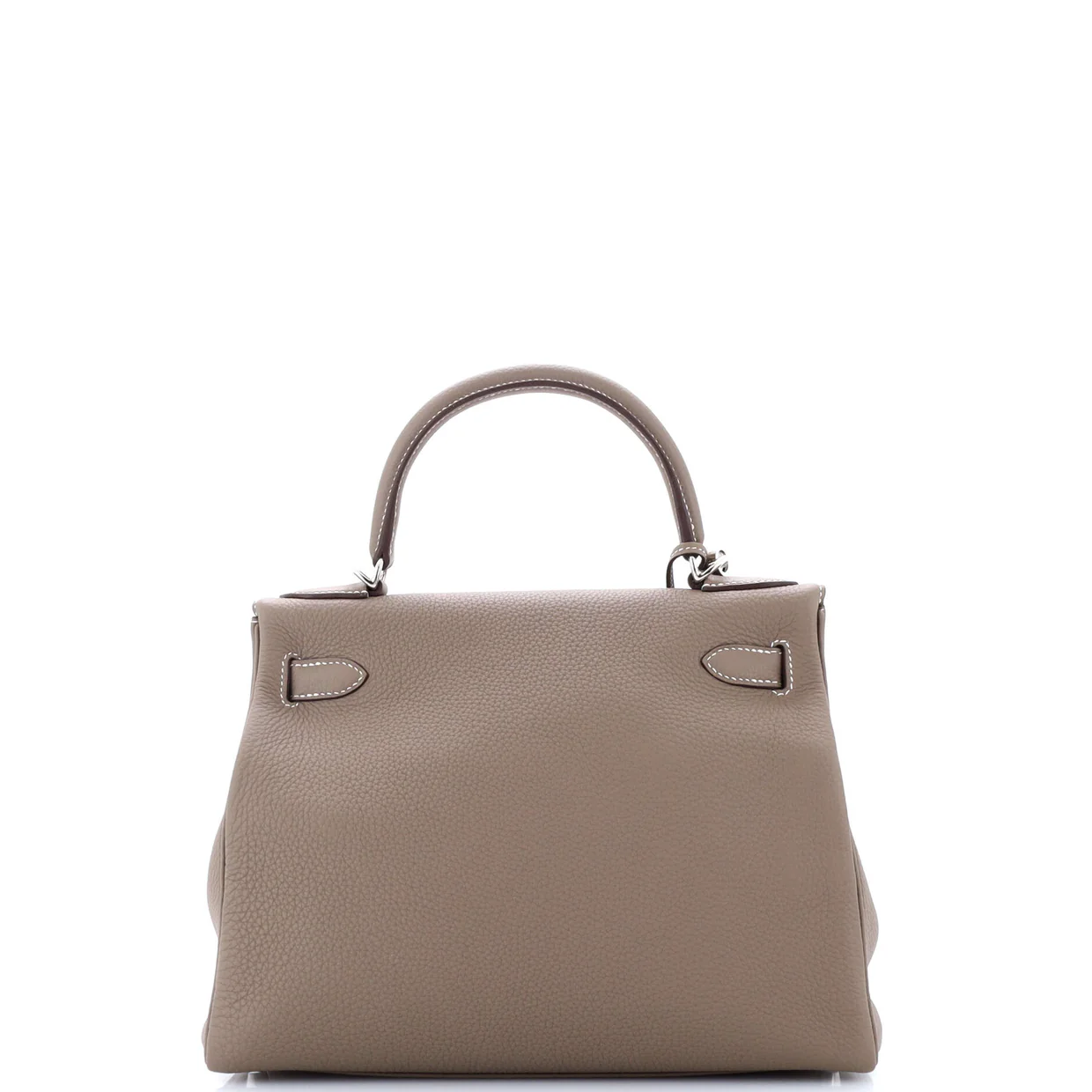 Kelly Handbag Grey Togo with Palladium Hardware 28 - Deep Luxury
