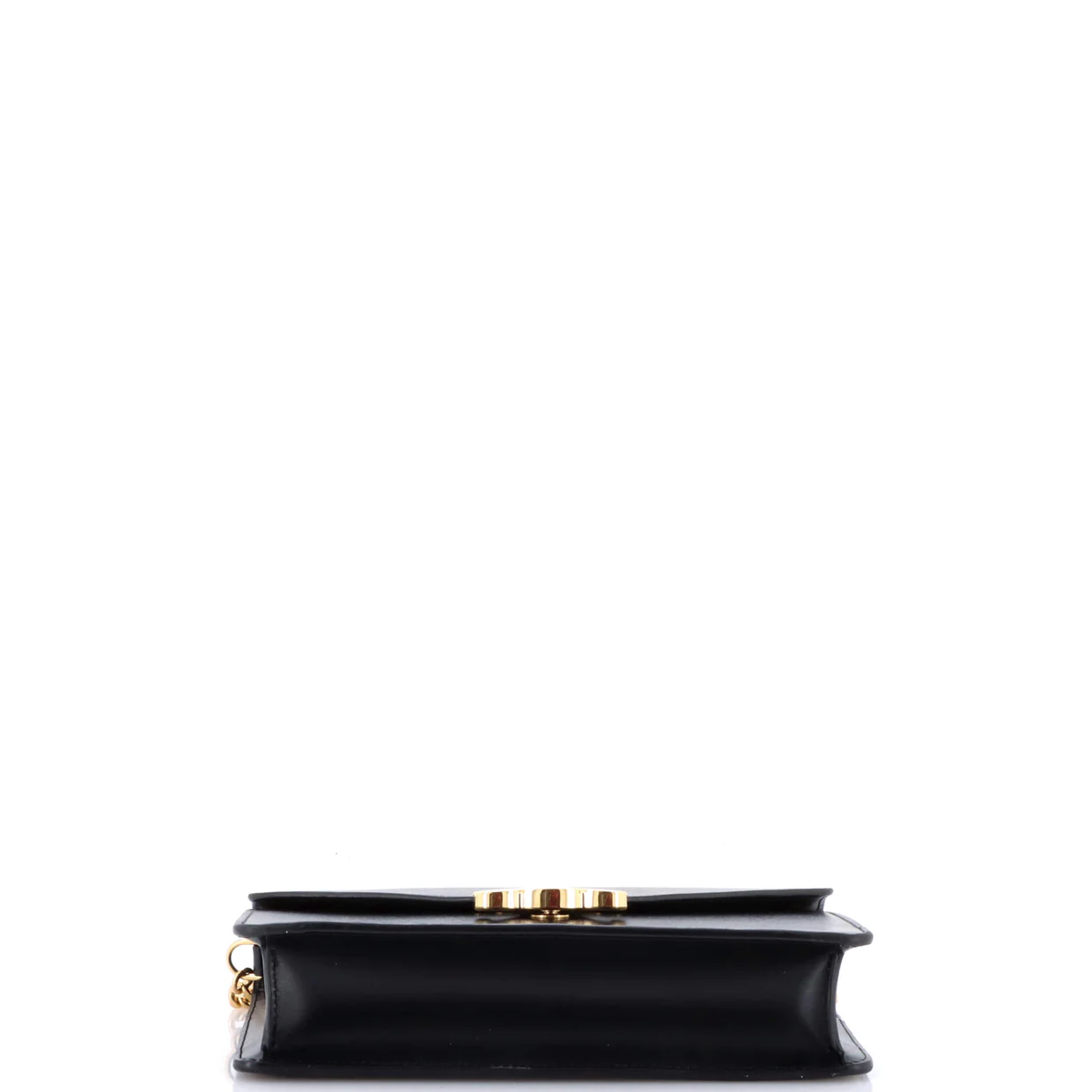 Margo Triomphe Wallet on Chain Leather - Deep Luxury