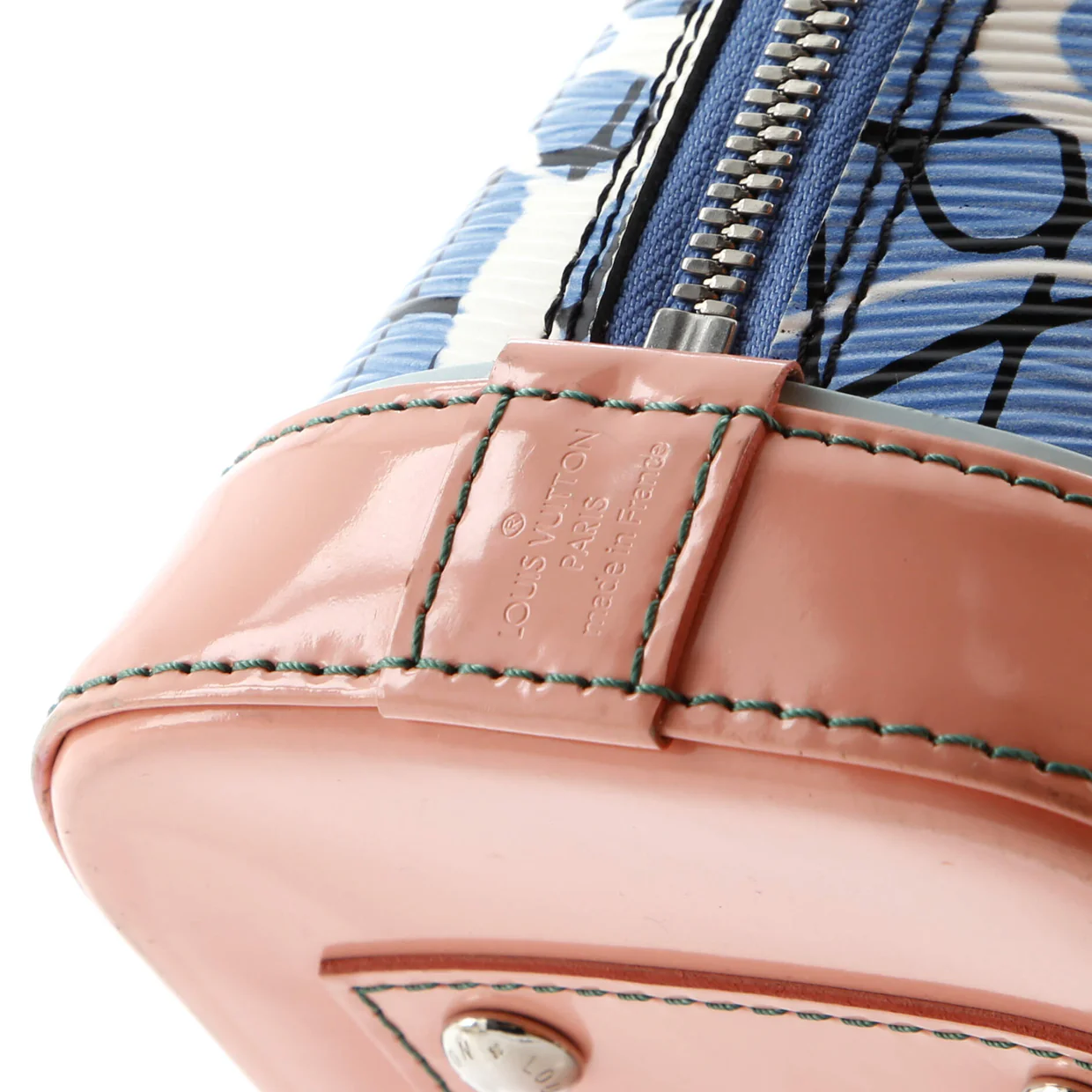 Alma Handbag Limited Edition Print Epi Leather BB - Deep Luxury