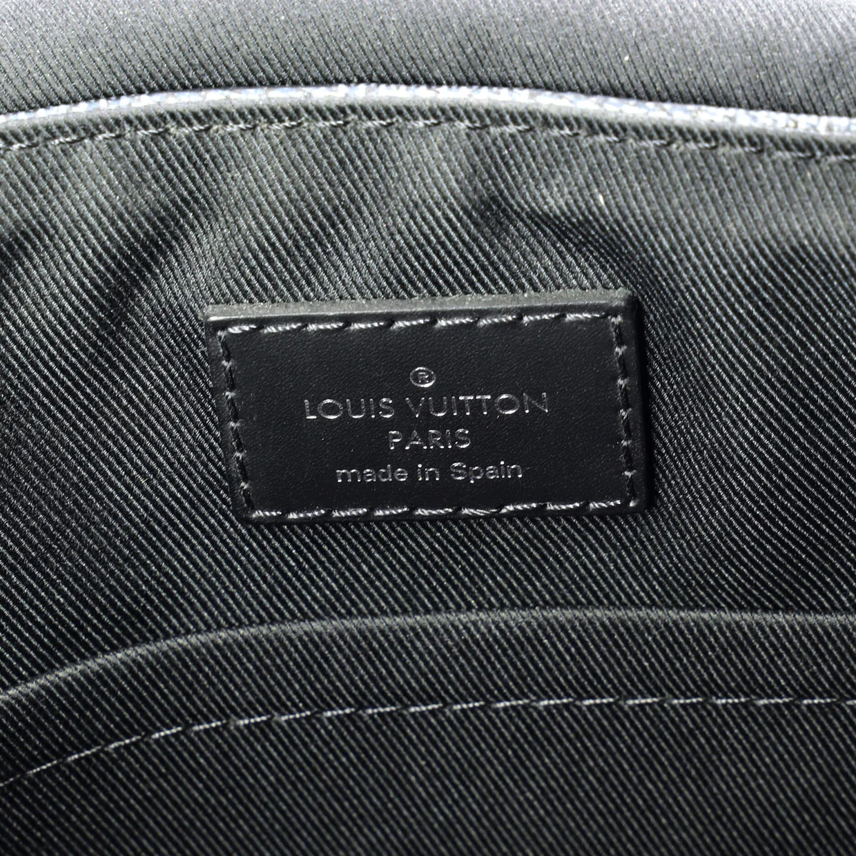 District NM Messenger Bag Alps Patches Damier Graphite PM - Deep Luxury