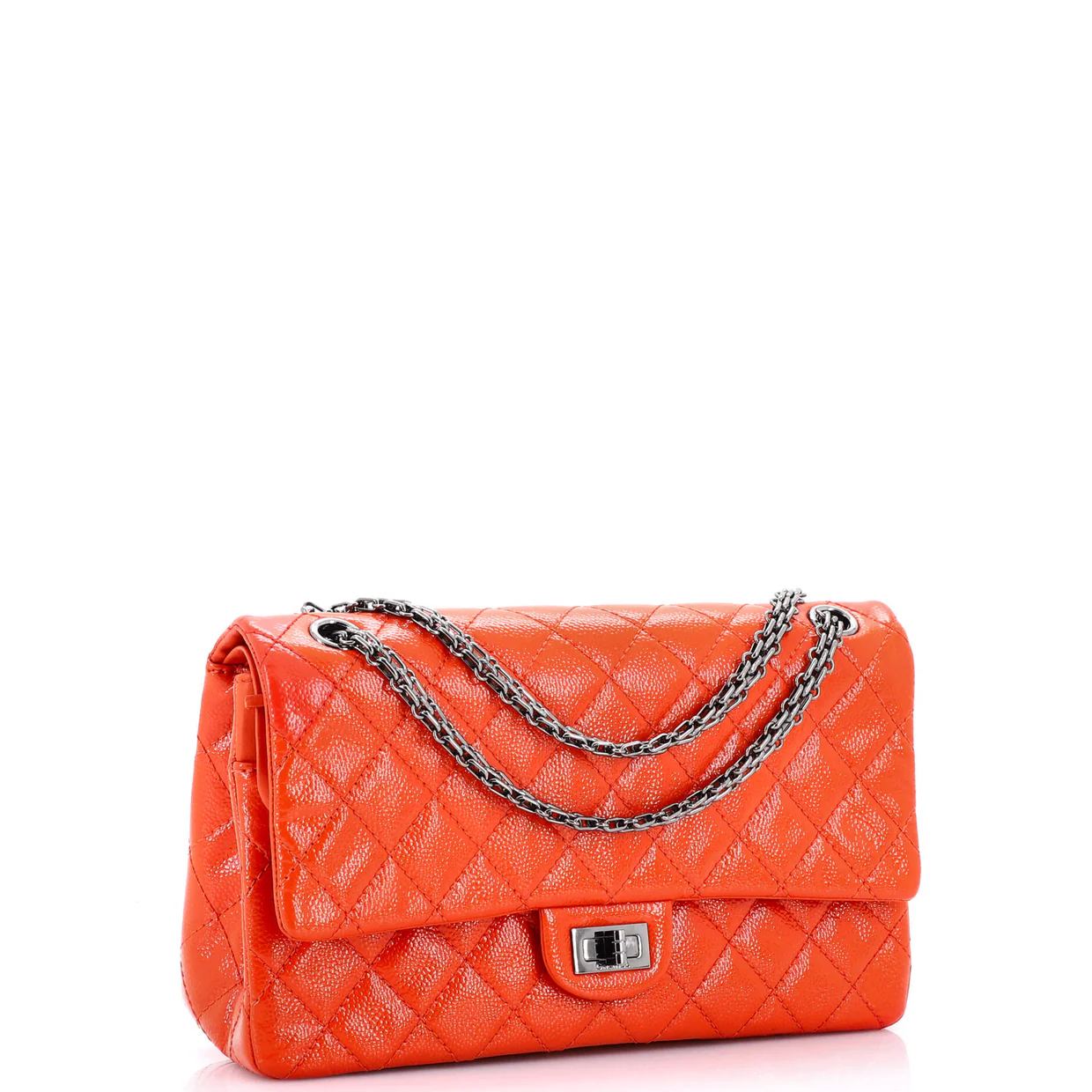 Reissue 2.55 Flap Bag Quilted Patent Caviar 226 - Deep Luxury