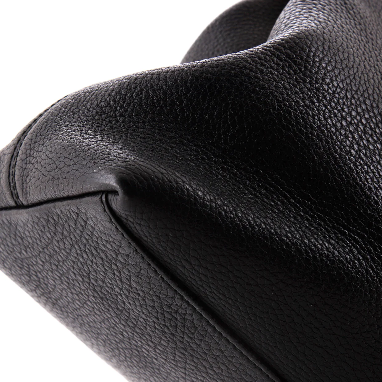 Soho Chain Strap Shoulder Bag Leather Large - Deep Luxury