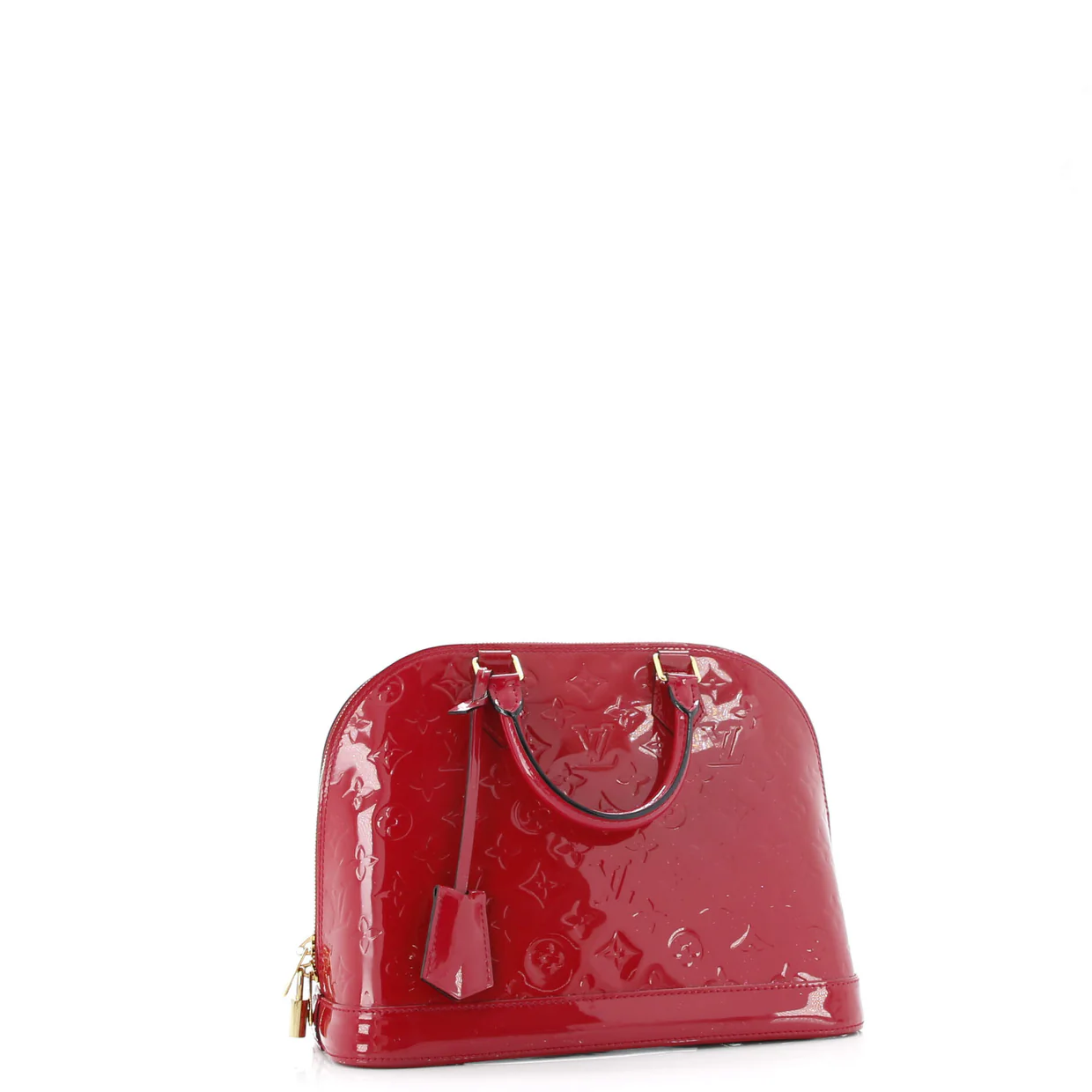 Alma Handbag Monogram Vernis PM - Deep Luxury