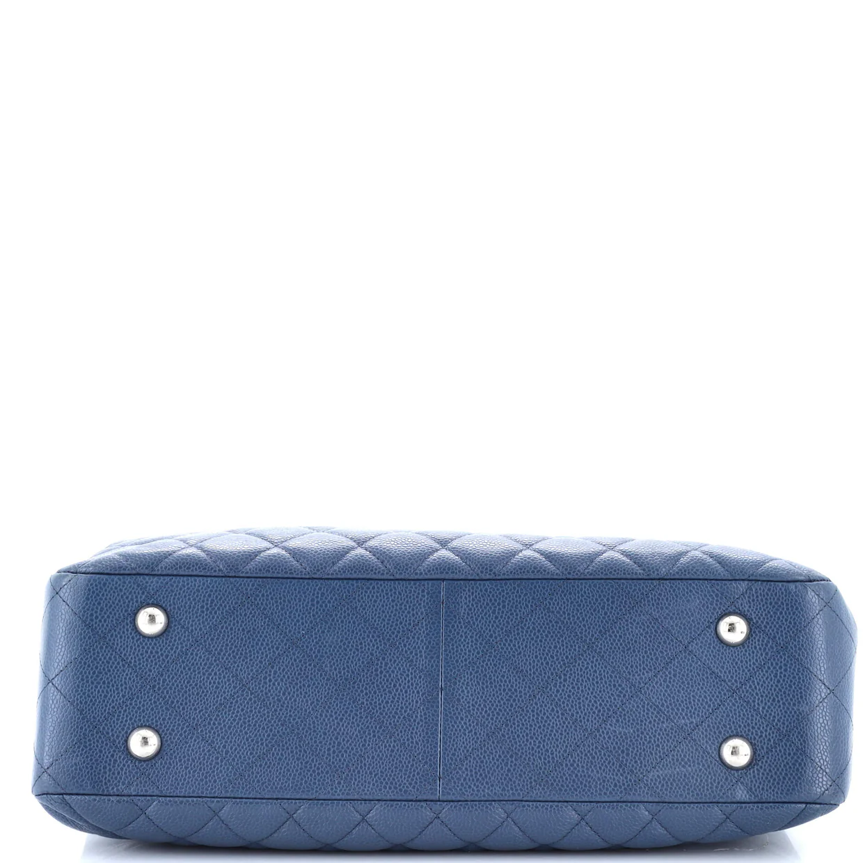 Classic Flap Shopping Tote Quilted Caviar Large - Deep Luxury