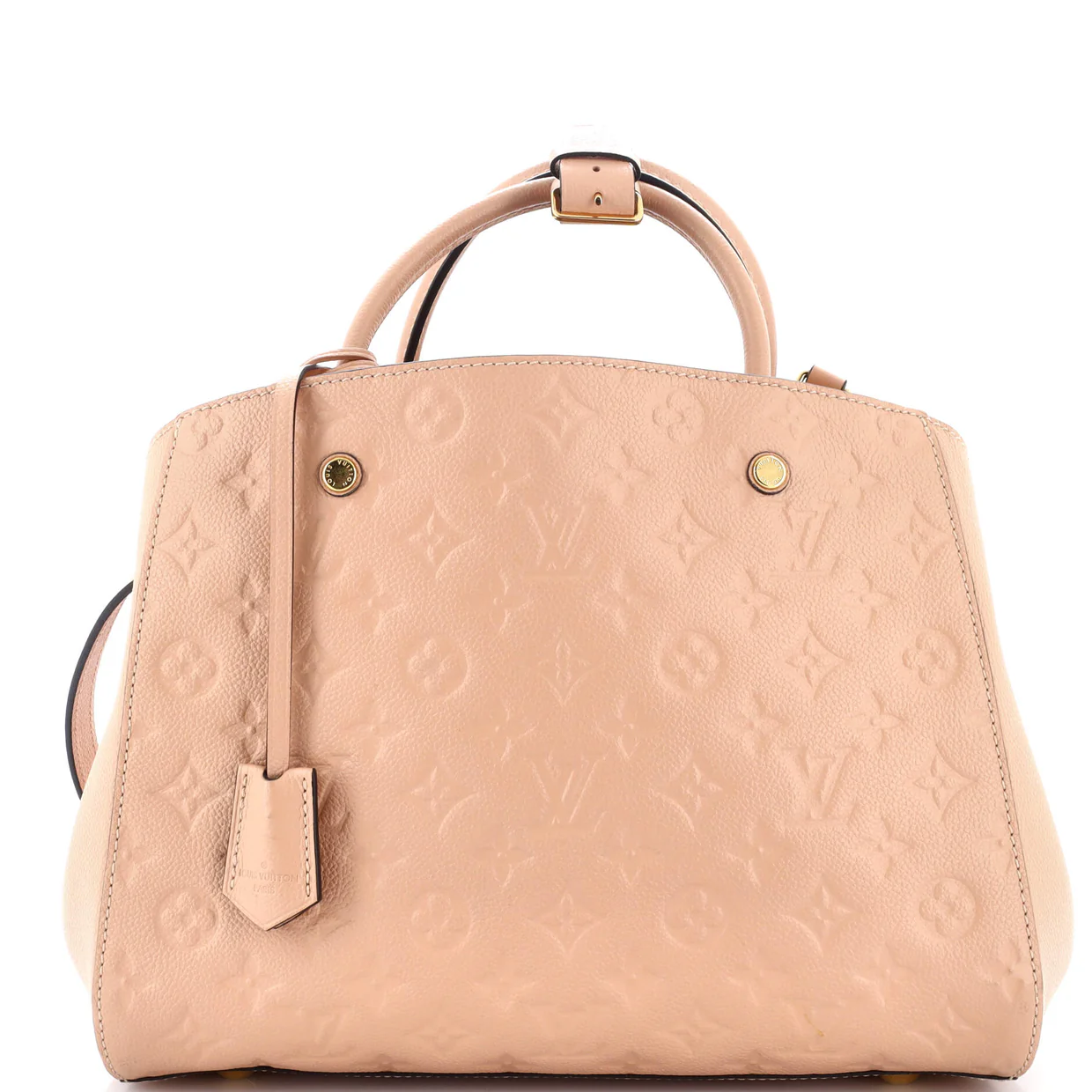 Montaigne Handbag Monogram Empreinte Leather MM - Deep Luxury