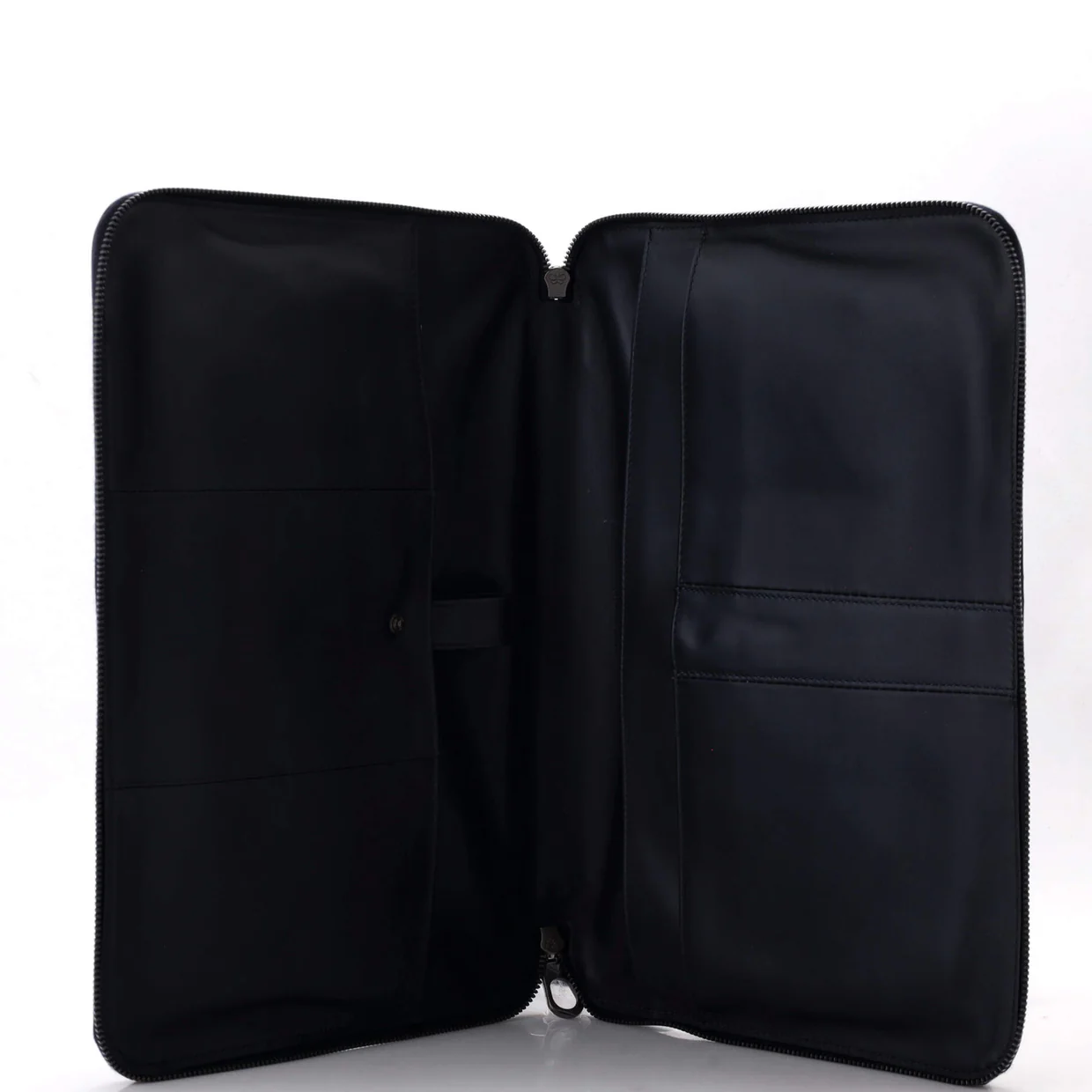 Slim Zip Around Briefcase Intrecciato Nappa - Deep Luxury