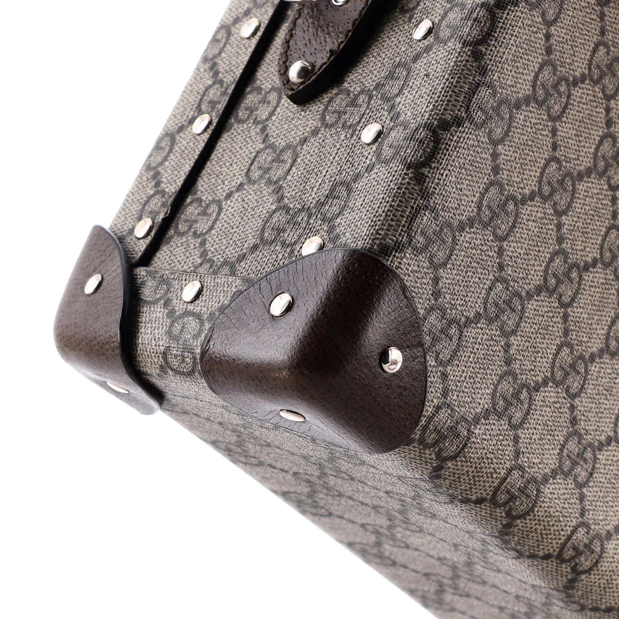 Bamboo Globe-Trotter Vanity Case GG Coated Canvas - Deep Luxury