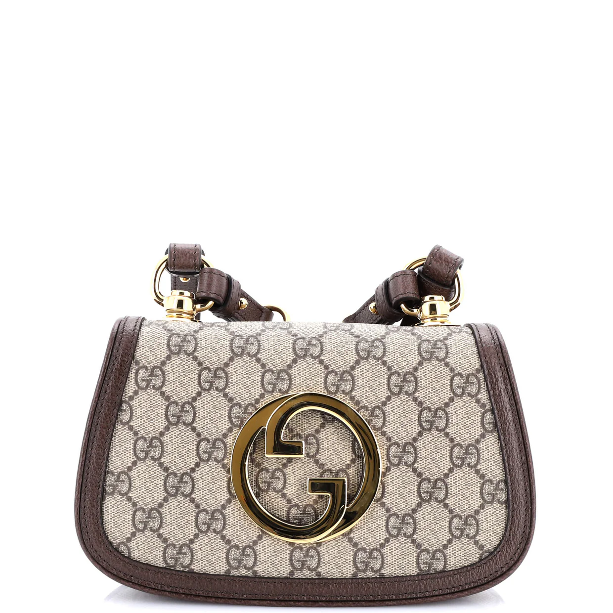 Blondie NM Flap Bag GG Coated Canvas Mini - Deep Luxury