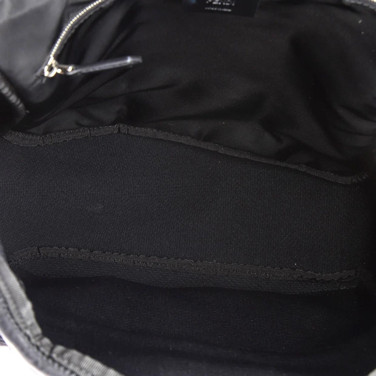 Fendiness Backpack Zucca Jacquard and Mesh Medium - Deep Luxury