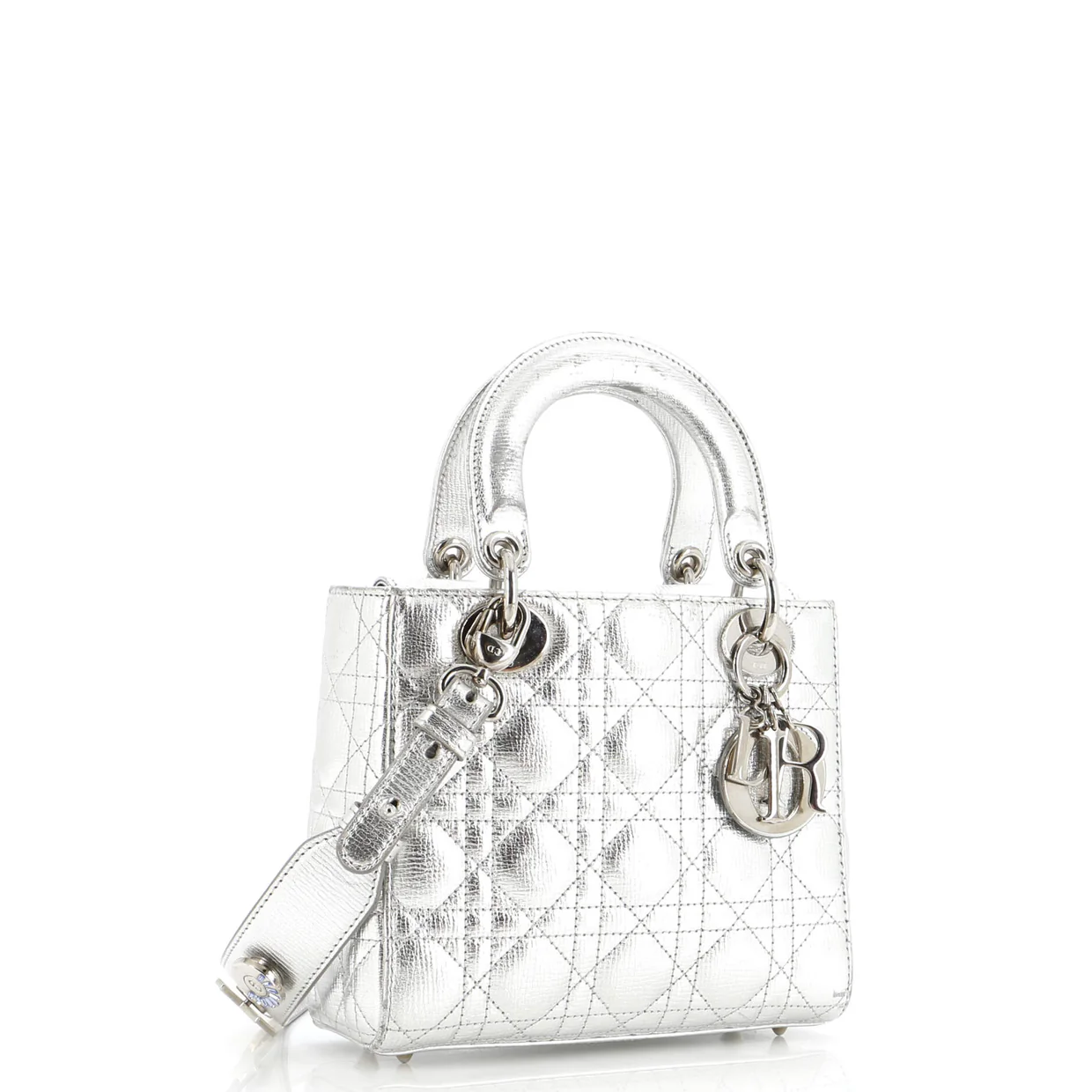 My ABCDior Lady Dior Bag Metallic Cannage Quilt Leather - Deep Luxury