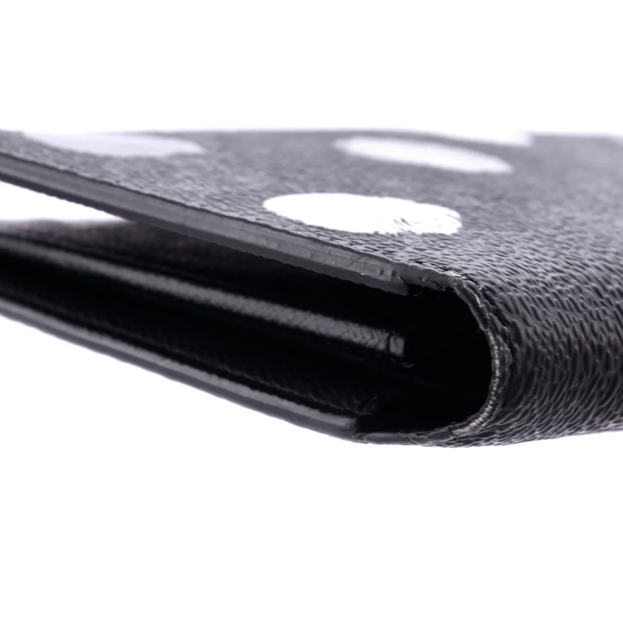 Brazza Wallet Yayoi Kusama Painted Dots Monogram Eclipse Canvas - Deep Luxury