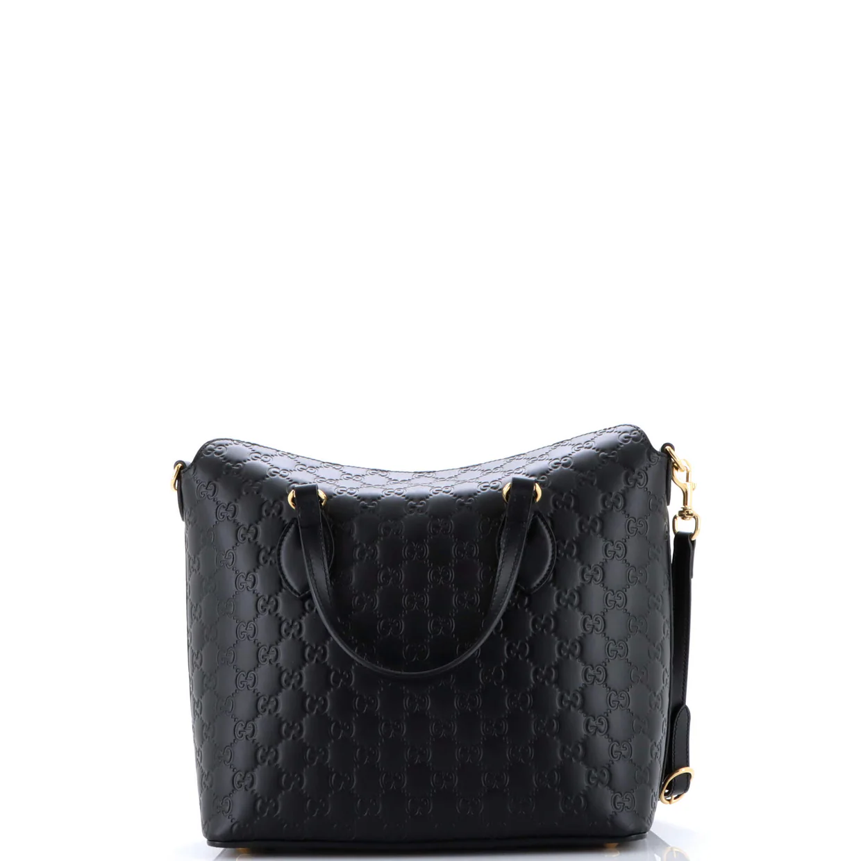 Signature Fold Over Tote Guccissima Leather Medium - Deep Luxury