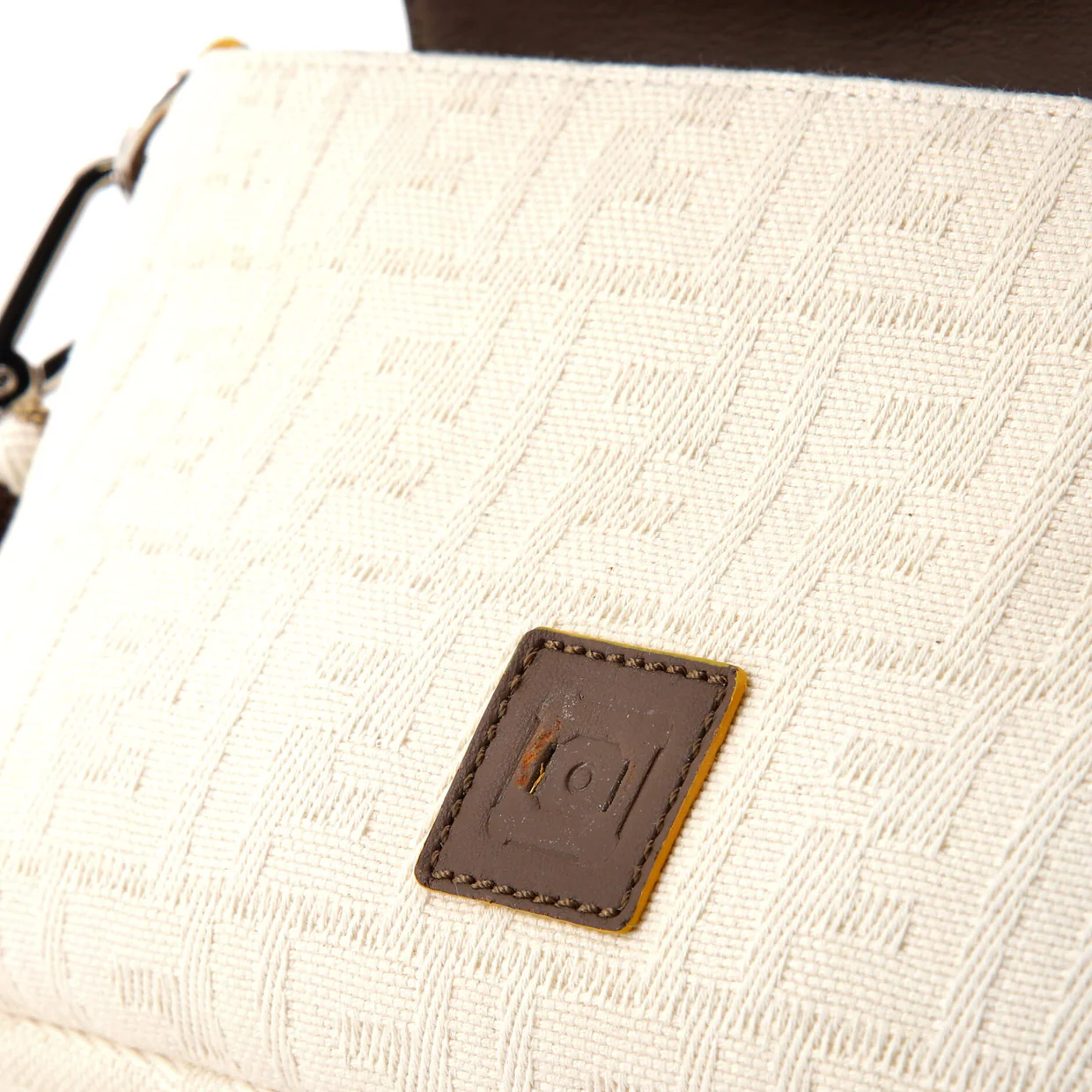 Baguette Convertible Belt Bag Zucca Canvas with Canvas and Leather Medium - Deep Luxury