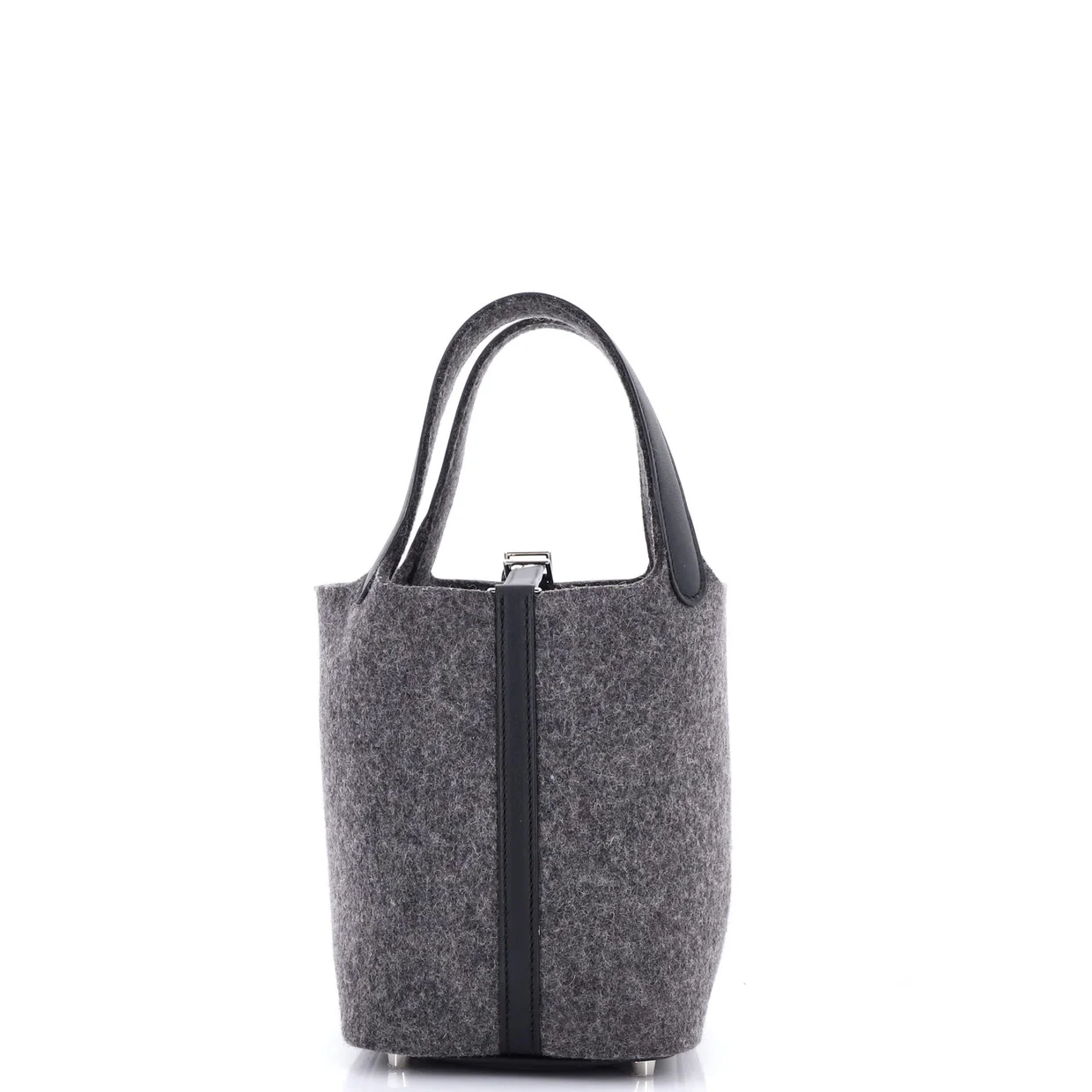 Picotin Lock Bag Felt with Leather PM - Deep Luxury