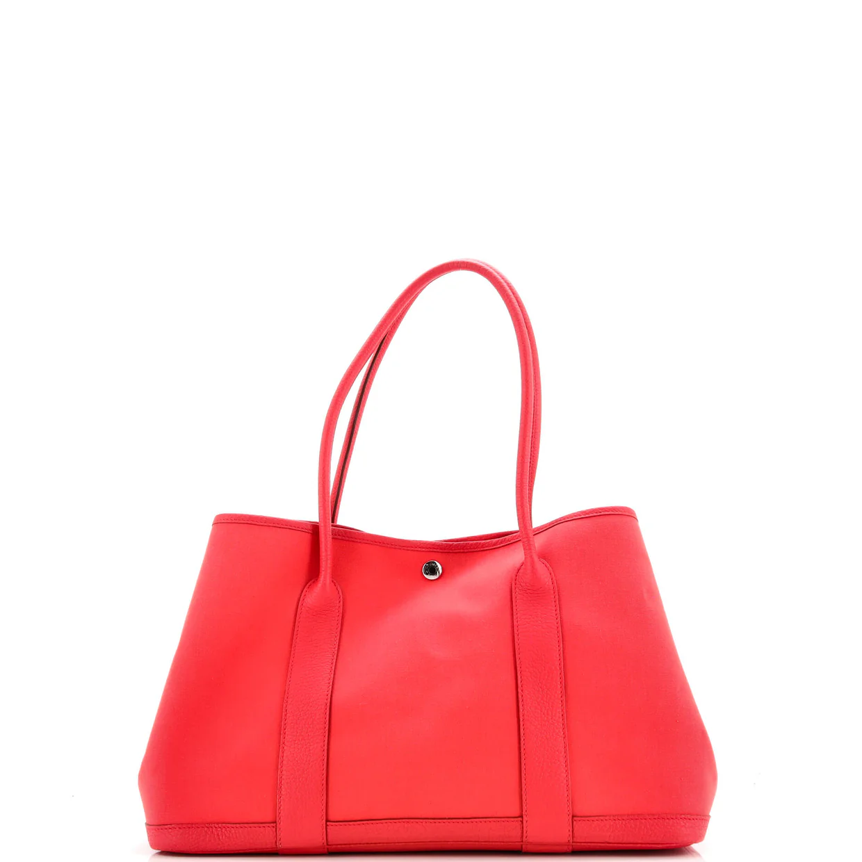 Garden Party Tote Toile and Leather 36 - Deep Luxury