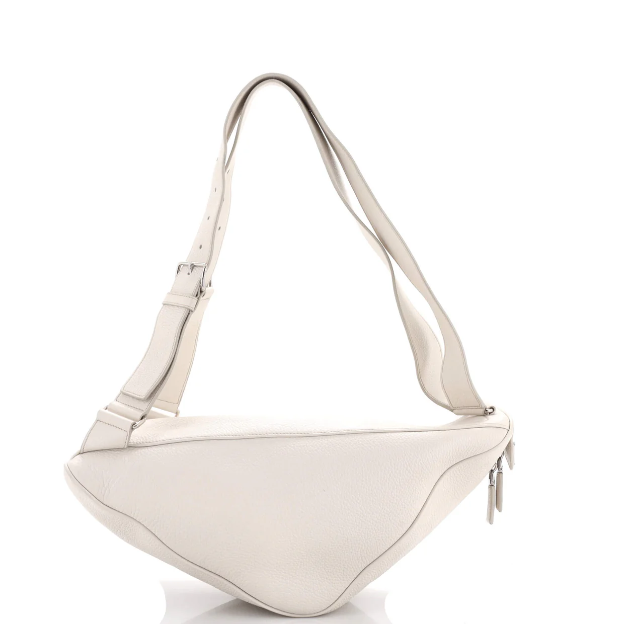 Triangle Zip Backpack Leather - Deep Luxury