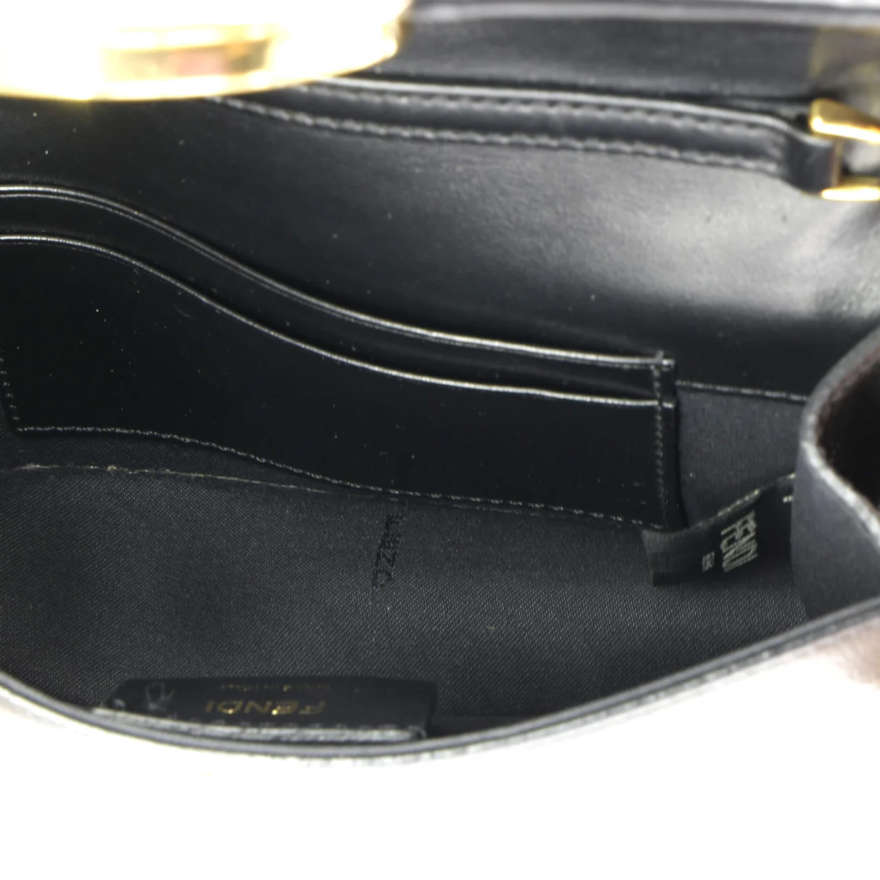 F is Fendi Convertible Belt Bag Leather with Zucca Embossed Detail - Deep Luxury