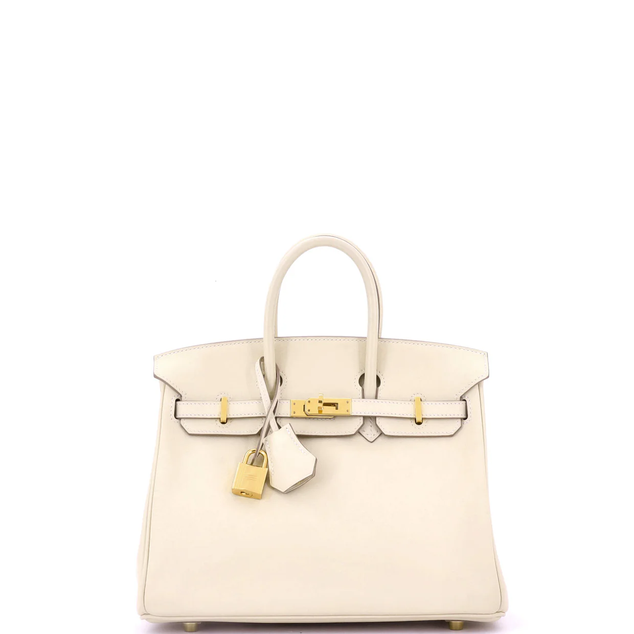Birkin Handbag Light Swift with Gold Hardware 25 - Deep Luxury
