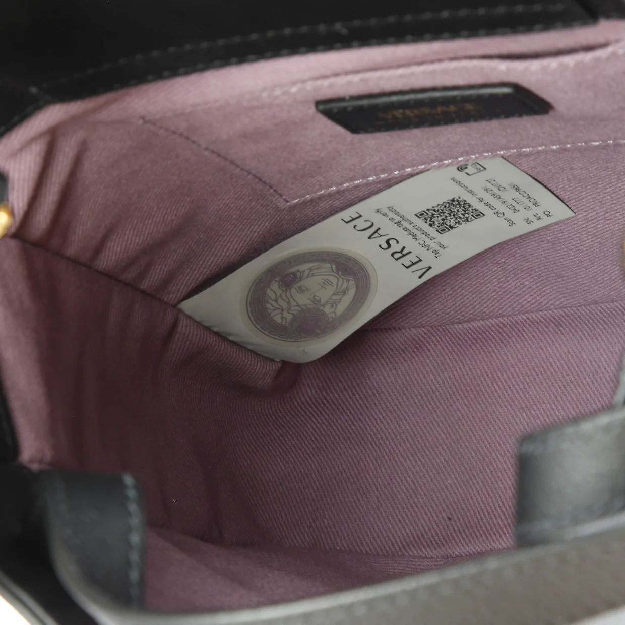 La Medusa Top Handle Crossbody Bag Leather Small - Deep Luxury