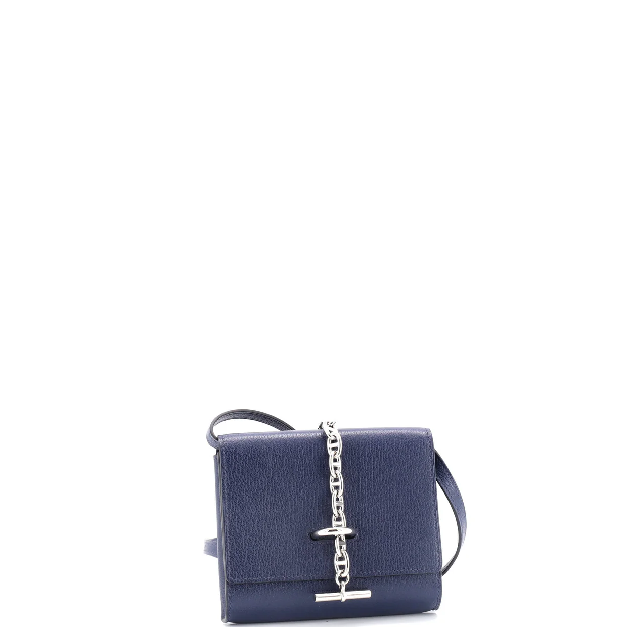 Chaine d'Ancre Compact Wallet on Strap Chevre Mysore - Deep Luxury