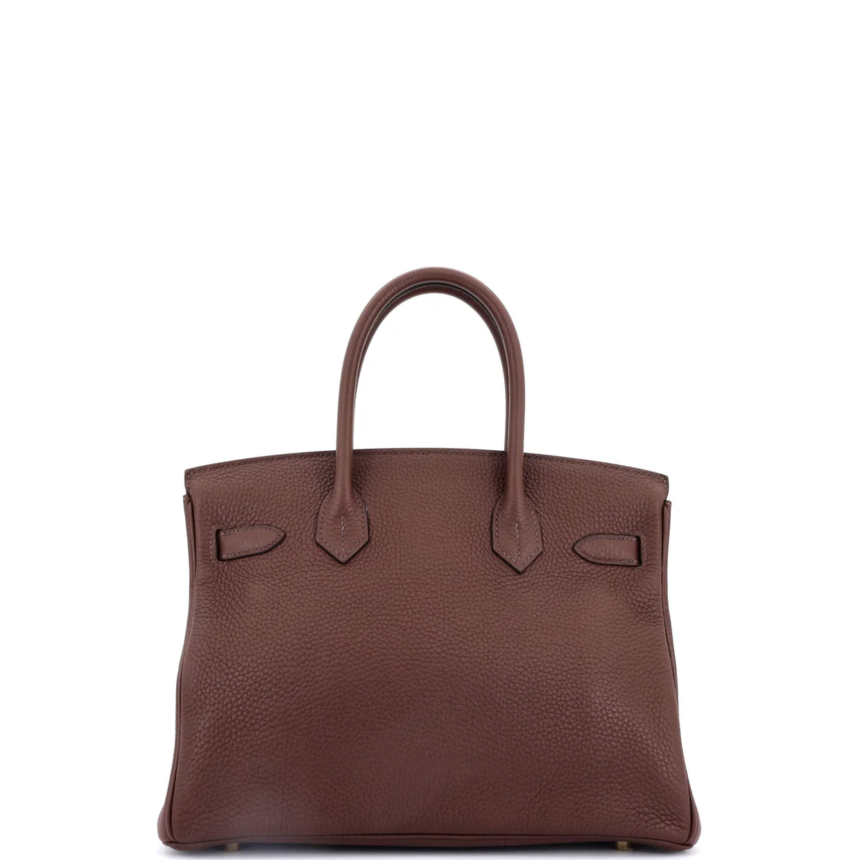 Birkin Handbag Havane Clemence with Gold Hardware 30 - Deep Luxury