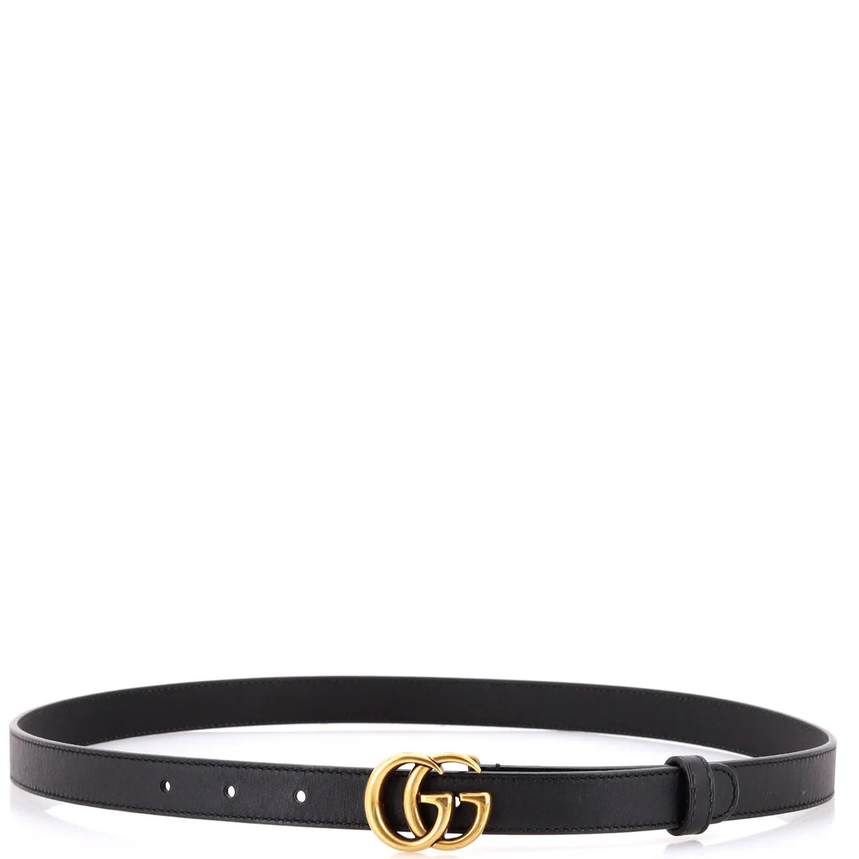 GG Marmont Belt Leather Thin 85 - Deep Luxury
