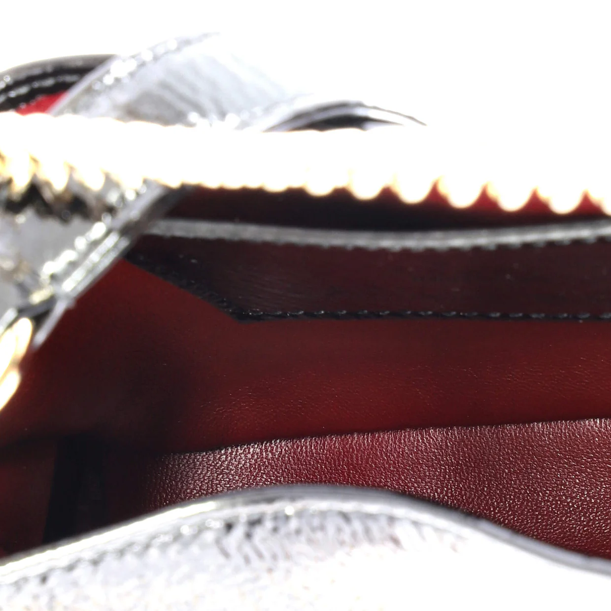 Jackie Notte Chain Hobo Patent Mini - Deep Luxury