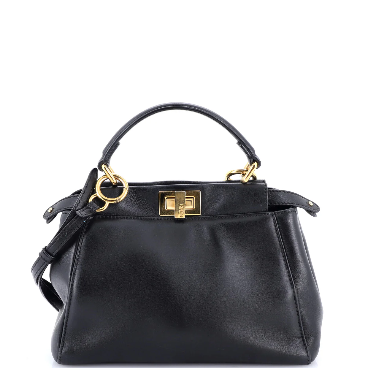 Peekaboo Bag Leather Mini - Deep Luxury