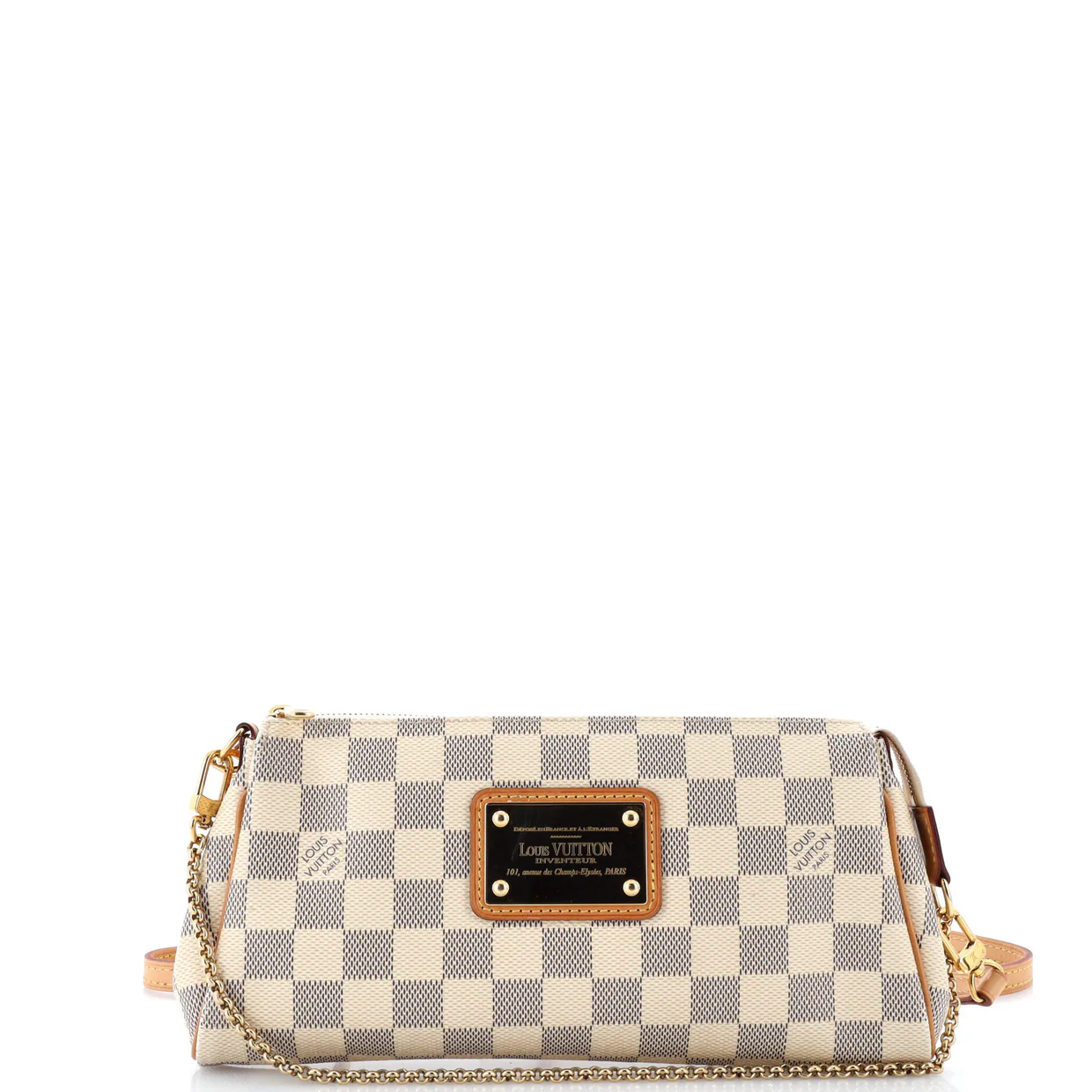 Eva Handbag Damier - Deep Luxury