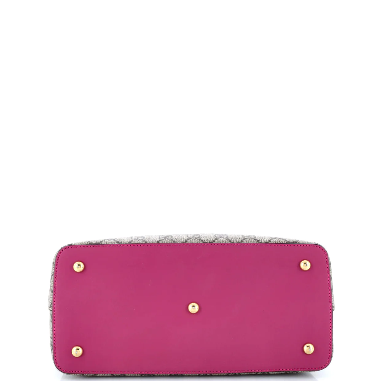 Signature Fold Over Tote GG Coated Canvas Medium - Deep Luxury