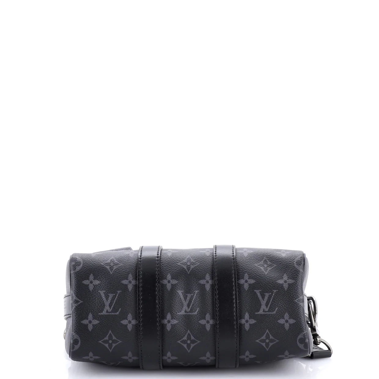 Keepall Bandouliere Bag Reverse Monogram Eclipse Canvas 25 - Deep Luxury