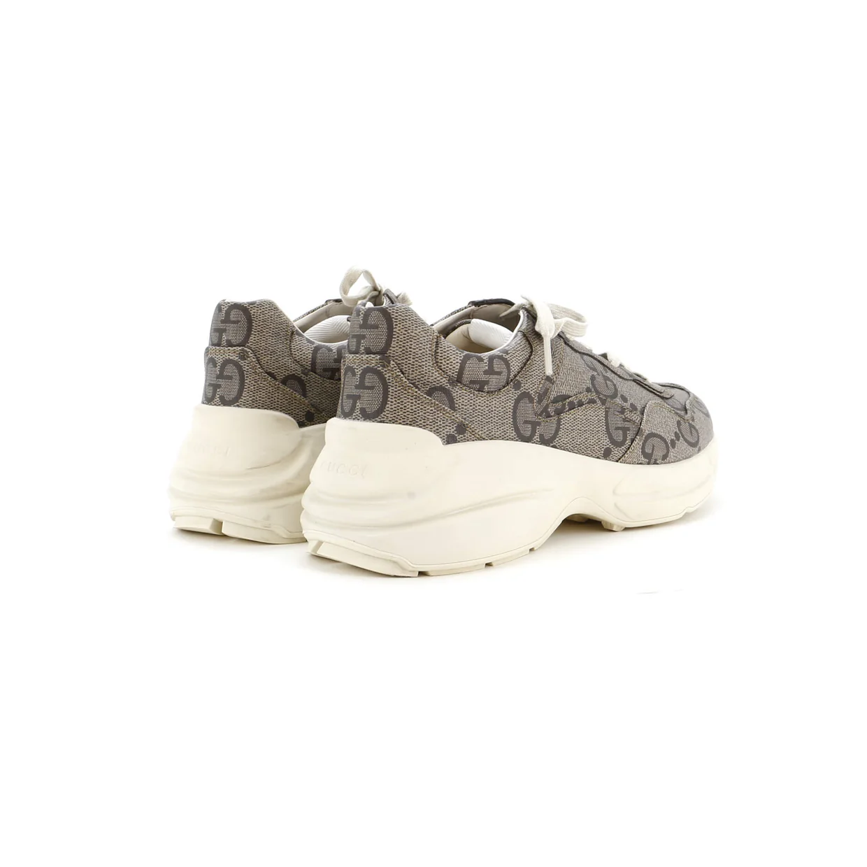 Rhyton Sneakers Jumbo GG Coated Canvas - Deep Luxury