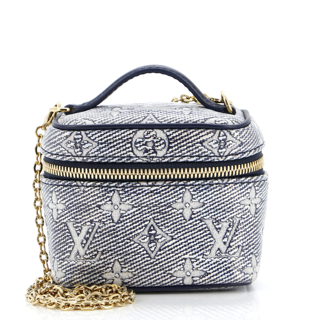 Vanity Case Monoglam Jacquard Canvas Micro - Deep Luxury