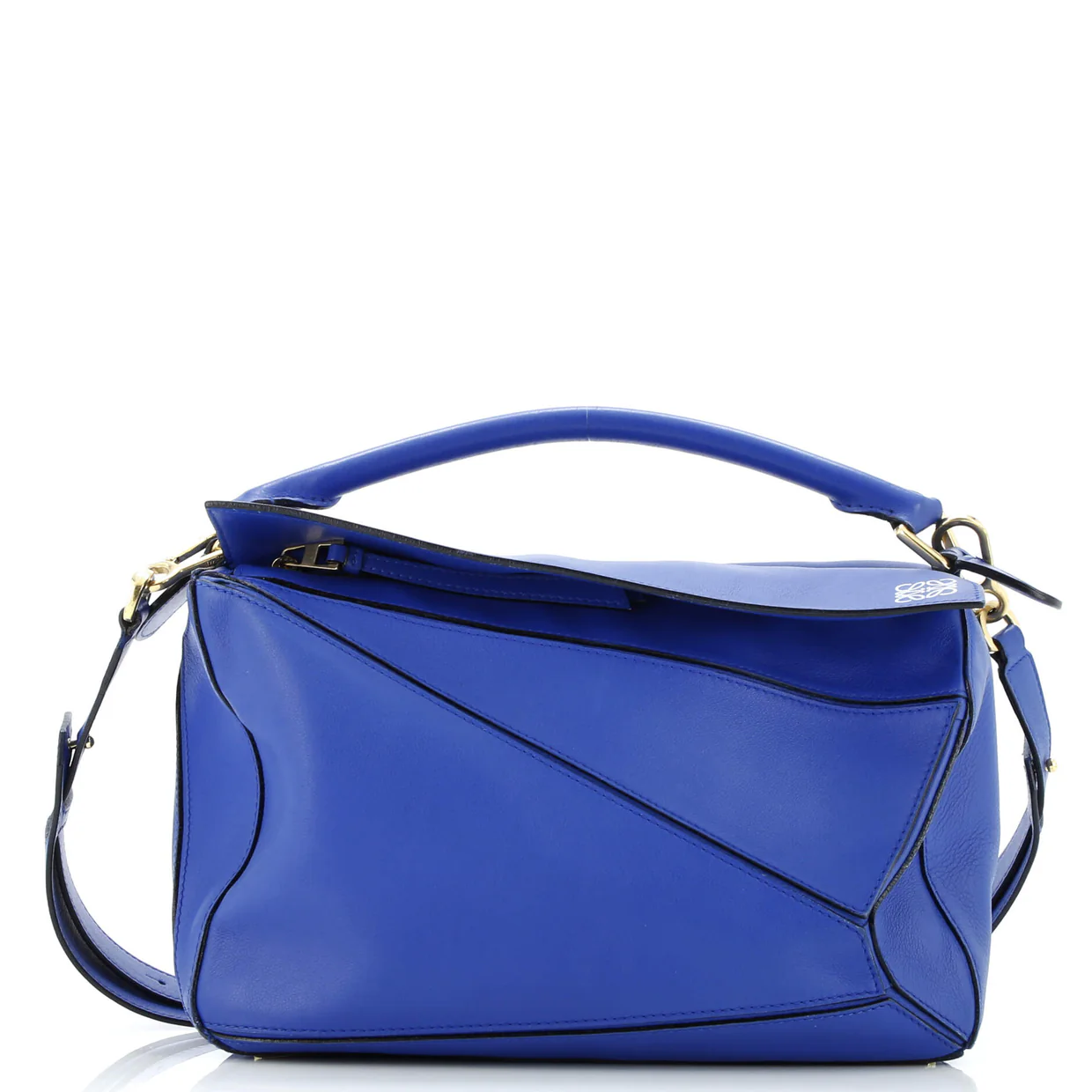 Puzzle Bag Leather Medium - Deep Luxury