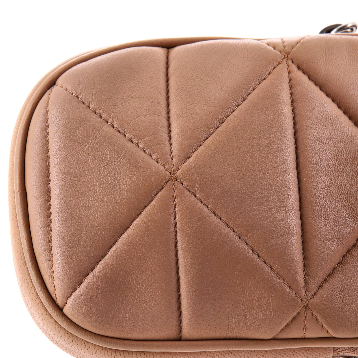 Spectrum Phone Holder Crossbody Bag Quilted Nappa Leather - Deep Luxury
