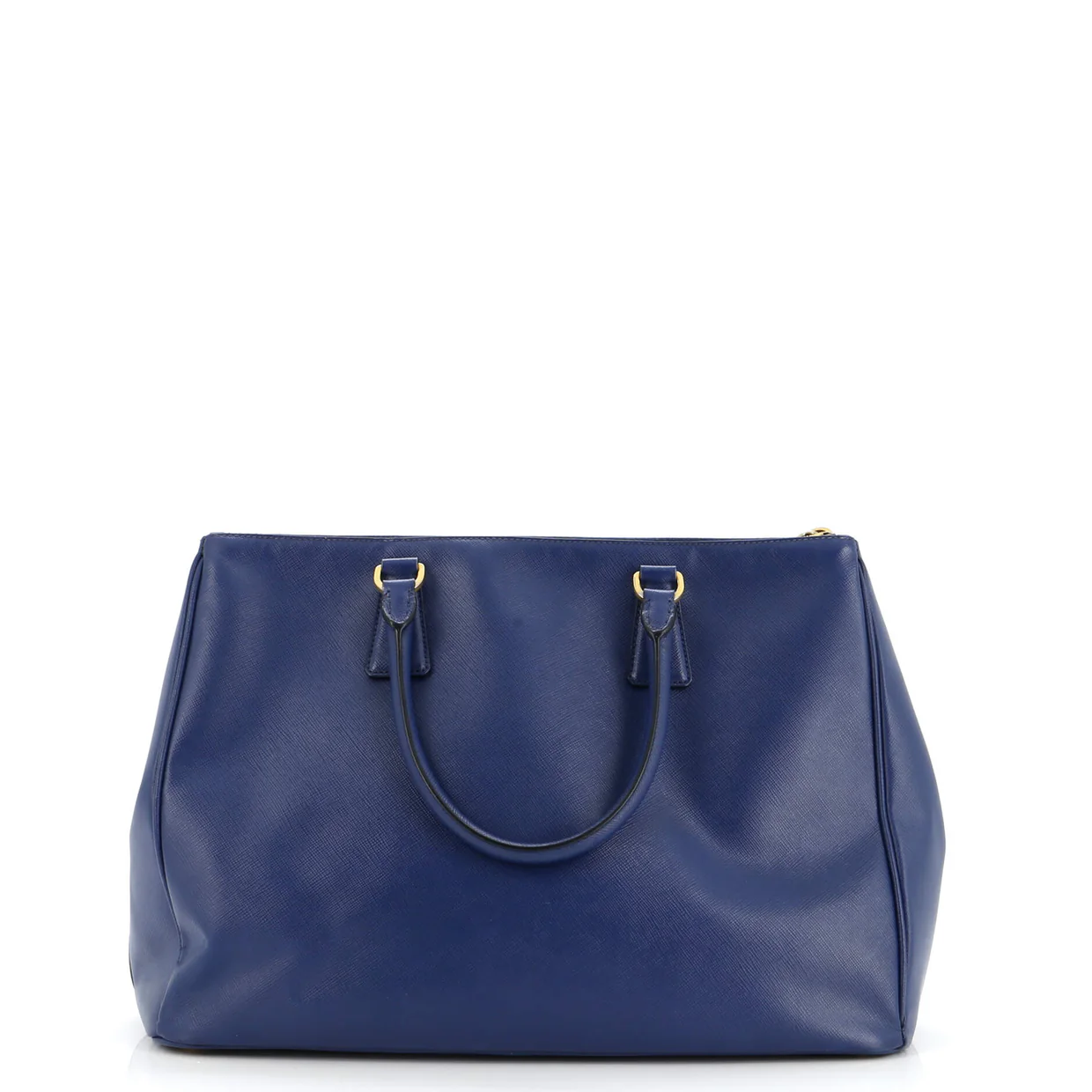 Double Zip Lux Tote Saffiano Leather Large - Deep Luxury