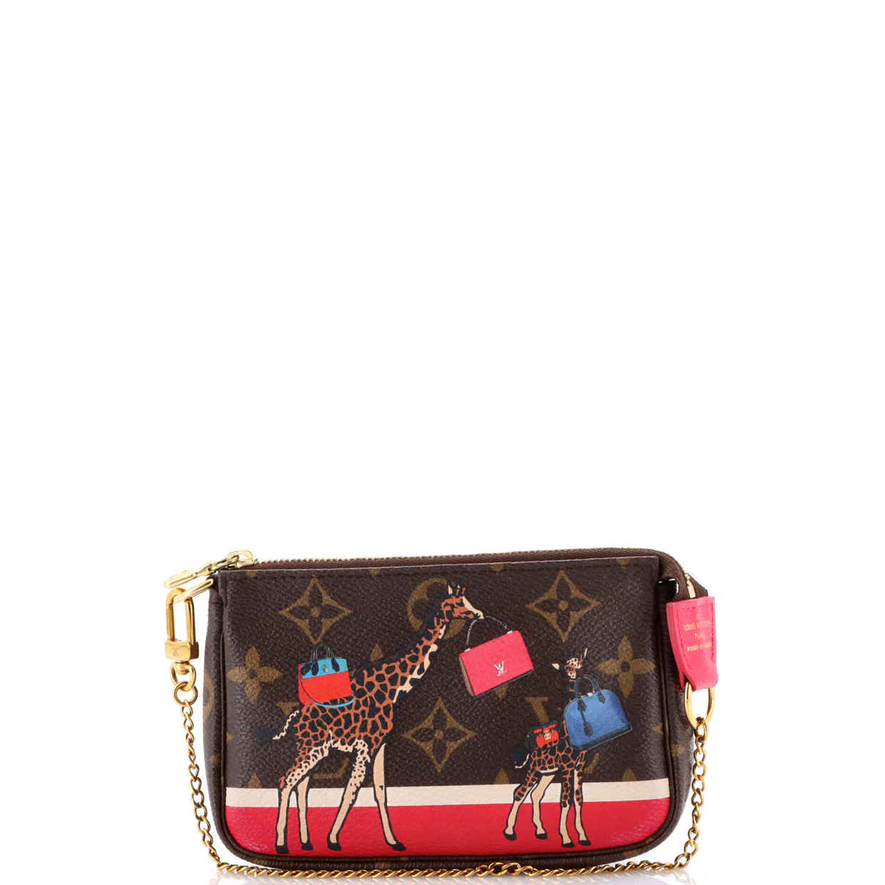 Pochette Accessoires Limited Edition Christmas Animation Monogram Canvas Mini - Deep Luxury