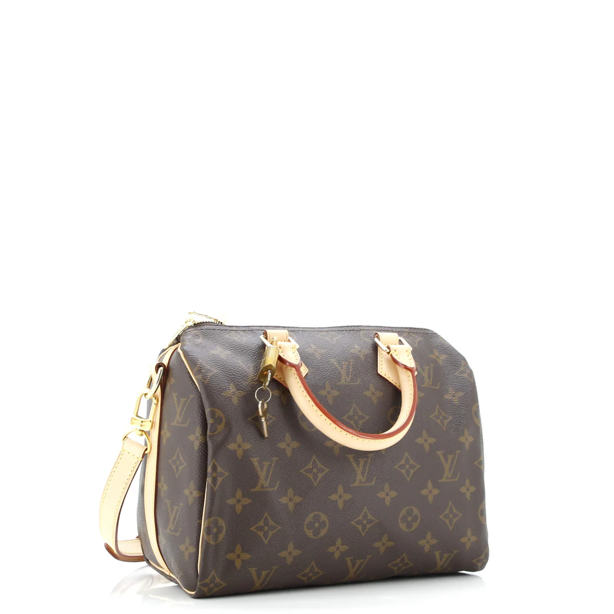 Speedy Bandouliere Bag Monogram Canvas 25 - Deep Luxury