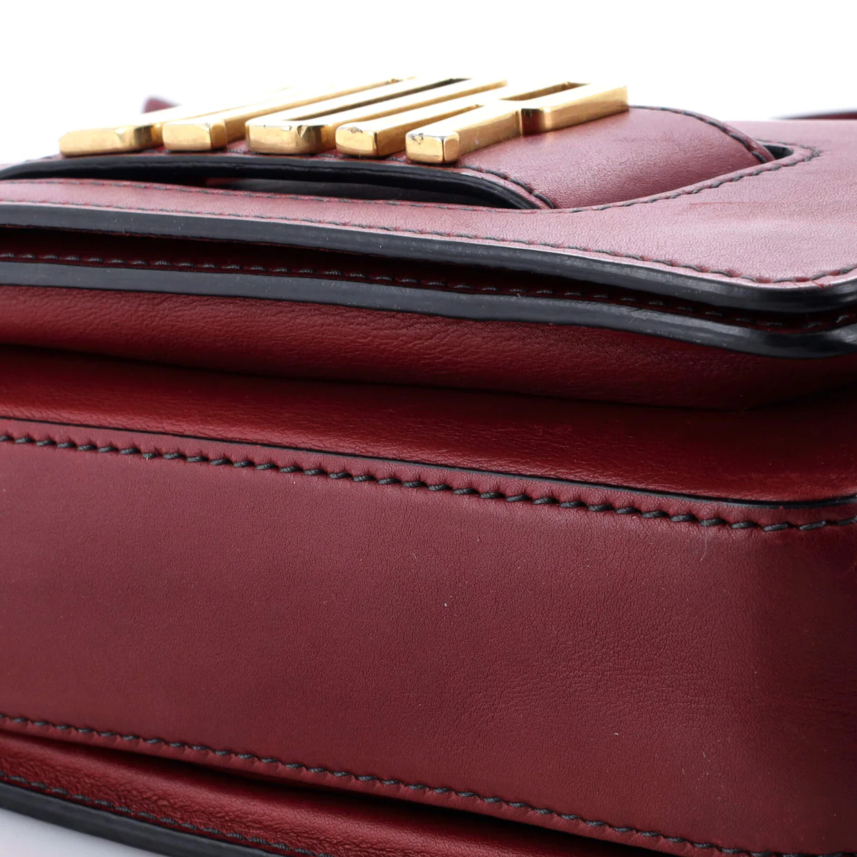 Dio(r)evolution Flap Bag Leather Medium - Deep Luxury