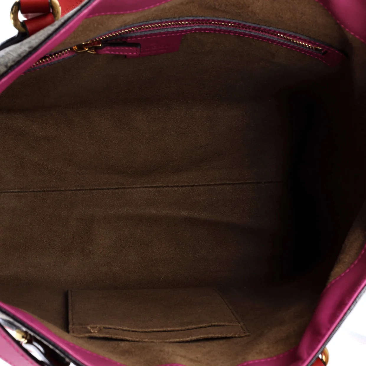 Signature Fold Over Tote GG Coated Canvas Medium - Deep Luxury