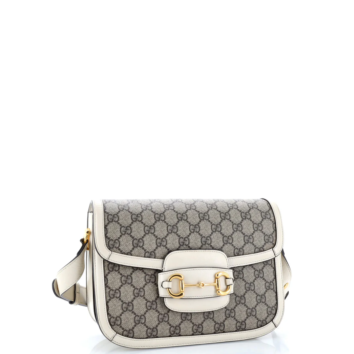 Horsebit 1955 Shoulder Bag GG Coated Canvas Small - Deep Luxury