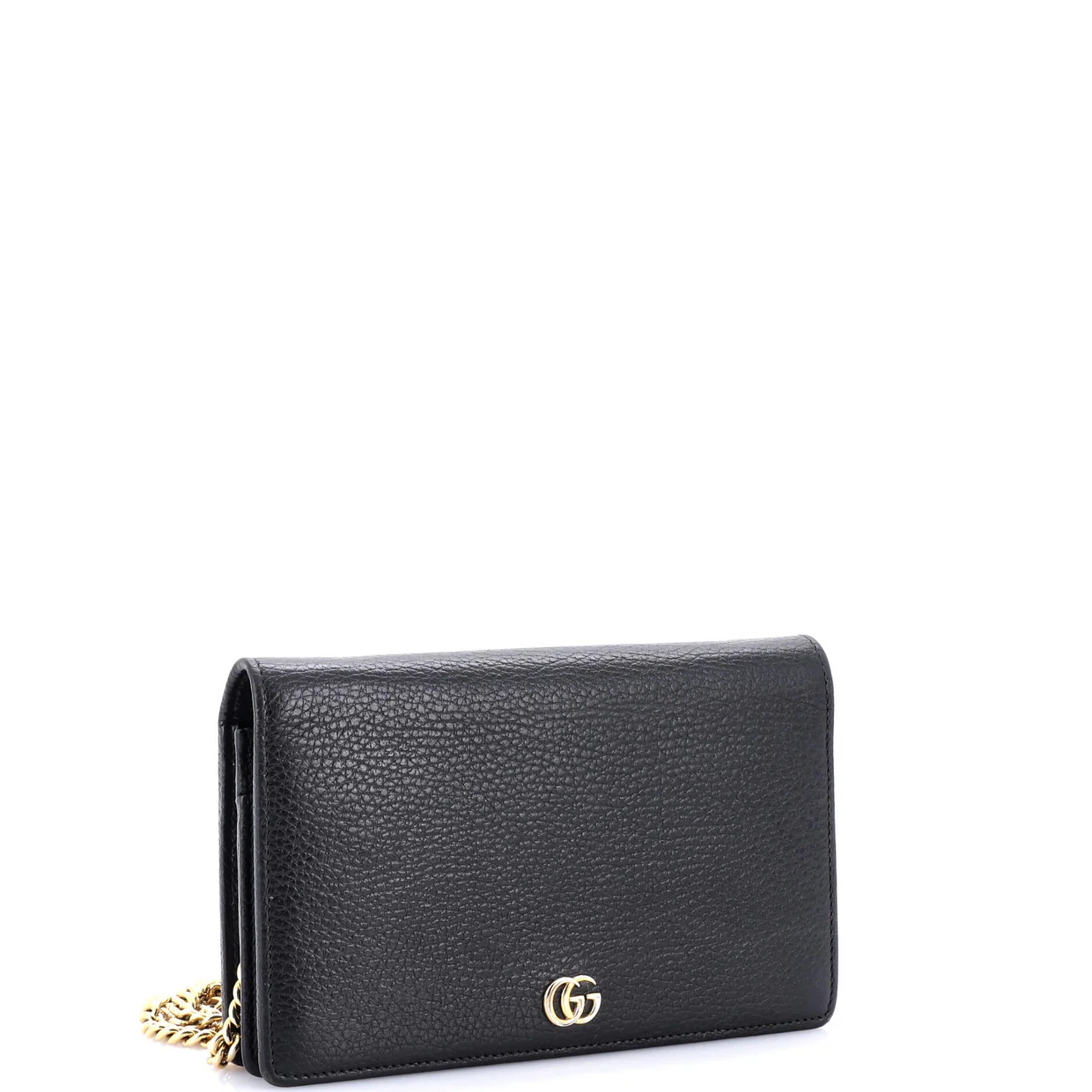 Petite GG Marmont Chain Wallet Leather Mini - Deep Luxury