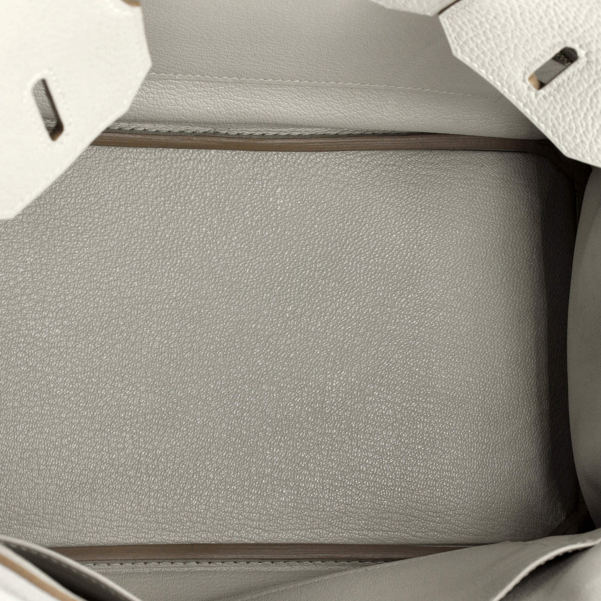 Birkin Handbag Grey Clemence with Palladium Hardware 30 - Deep Luxury