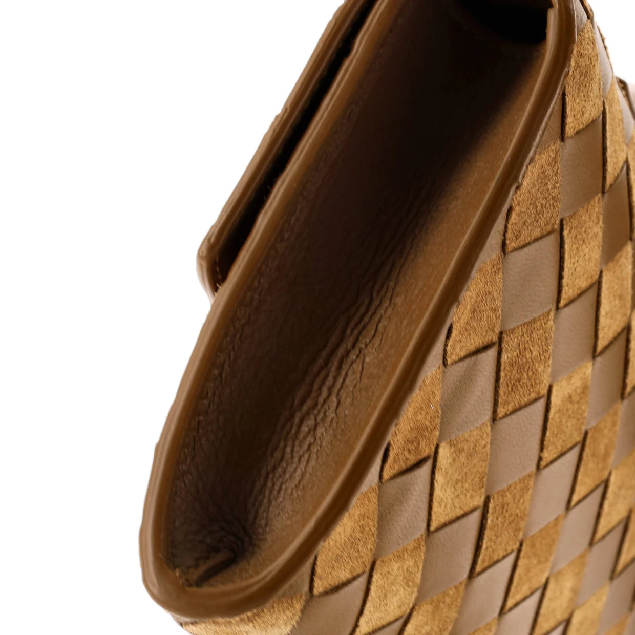 Andiamo Top Handle Clutch Intrecciato Nappa Long - Deep Luxury