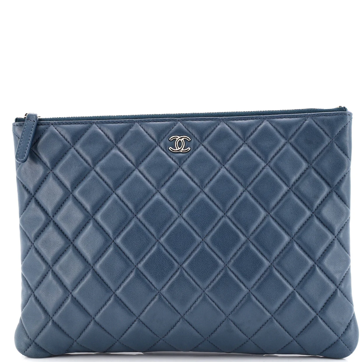 O Case Clutch Quilted Lambskin Medium - Deep Luxury