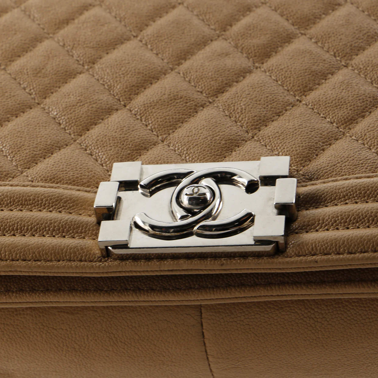 Boy Flap Bag Quilted Caviar Old Medium - Deep Luxury