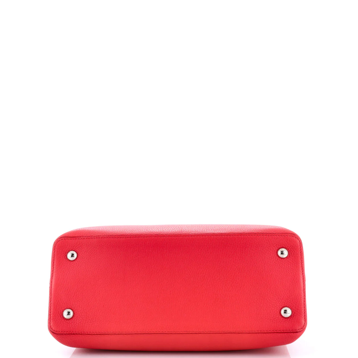 Capucines Bag Leather with Python MM - Deep Luxury