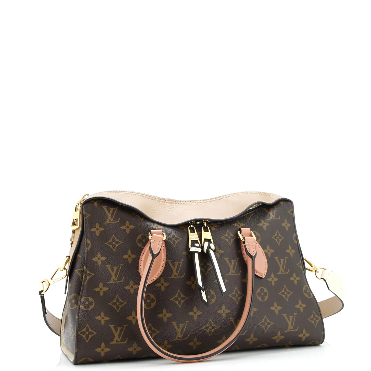 Tuileries Handbag Monogram Canvas with Leather - Deep Luxury